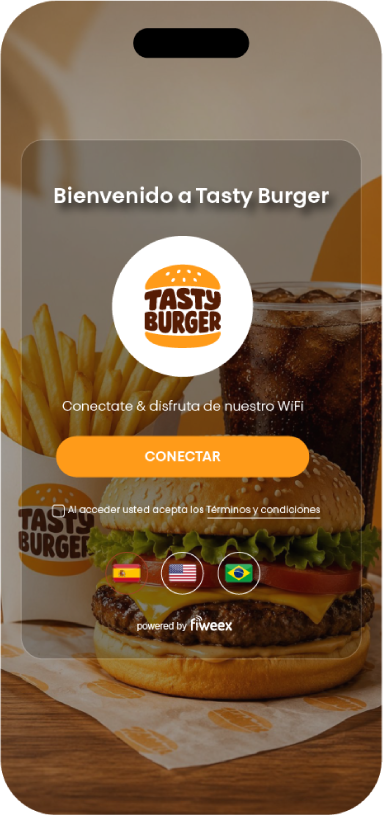 Portal cautivo personalizable